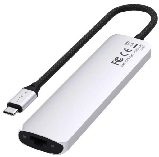 Адаптер Satechi 7-in-1 USB-C Slim Multiport with Ethernet Silver