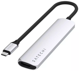 Адаптер Satechi 6-in-1 USB-C Slim Multiport Silver
