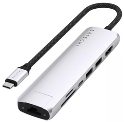 Адаптер Satechi 7-in-1 USB-C Slim Multiport with Ethernet Silver