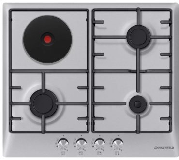 Варочная поверхность MAUNFELD EEHS.64.3CS/KG серебристый