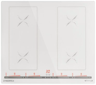 Варочная поверхность MAUNFELD CVI594SB2WHA Inverter белый купить,NaN