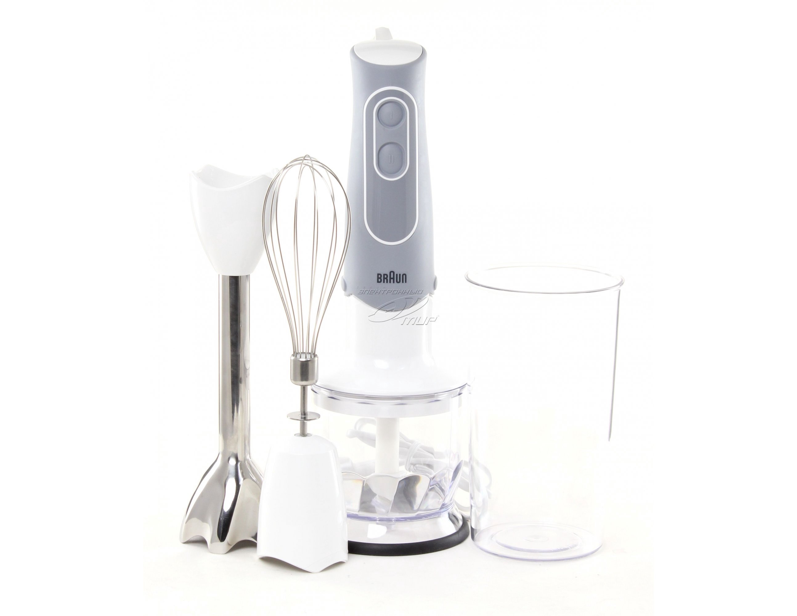 Блендер Braun MQ525 Omelette серый - ForteMarket Блендер Braun MQ525 Omelette серый купить,0