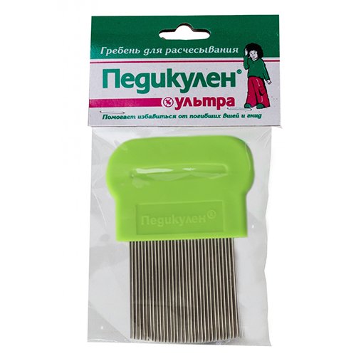 Гребень Yangzhou Huating Brush CO. Ltd Педикулен Ультра Для вычесывания вшей