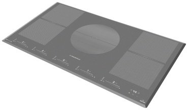 Варочная поверхность MAUNFELD CVI905SFLGR Inverter серый - ForteMarket Варочная поверхность MAUNFELD CVI905SFLGR Inverter серый купить,0