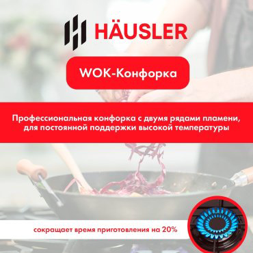 Варочная поверхность HAUSLER HAS-60-4BCK-W стальной купить,NaN
