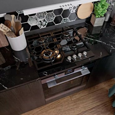 Варочная поверхность HAUSLER HLS-S4BLGT2 черный - ForteMarket Варочная поверхность HAUSLER HLS-S4BLGT2 черный купить,0
