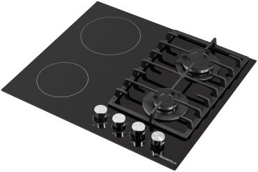 Варочная поверхность MAUNFELD EEHG.642VC.3CB/KG черный купить,0