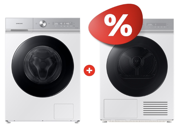 Стиральная машина Samsung WW11CB944CGHLD + Samsung DV90BB9445GHLP белый 
