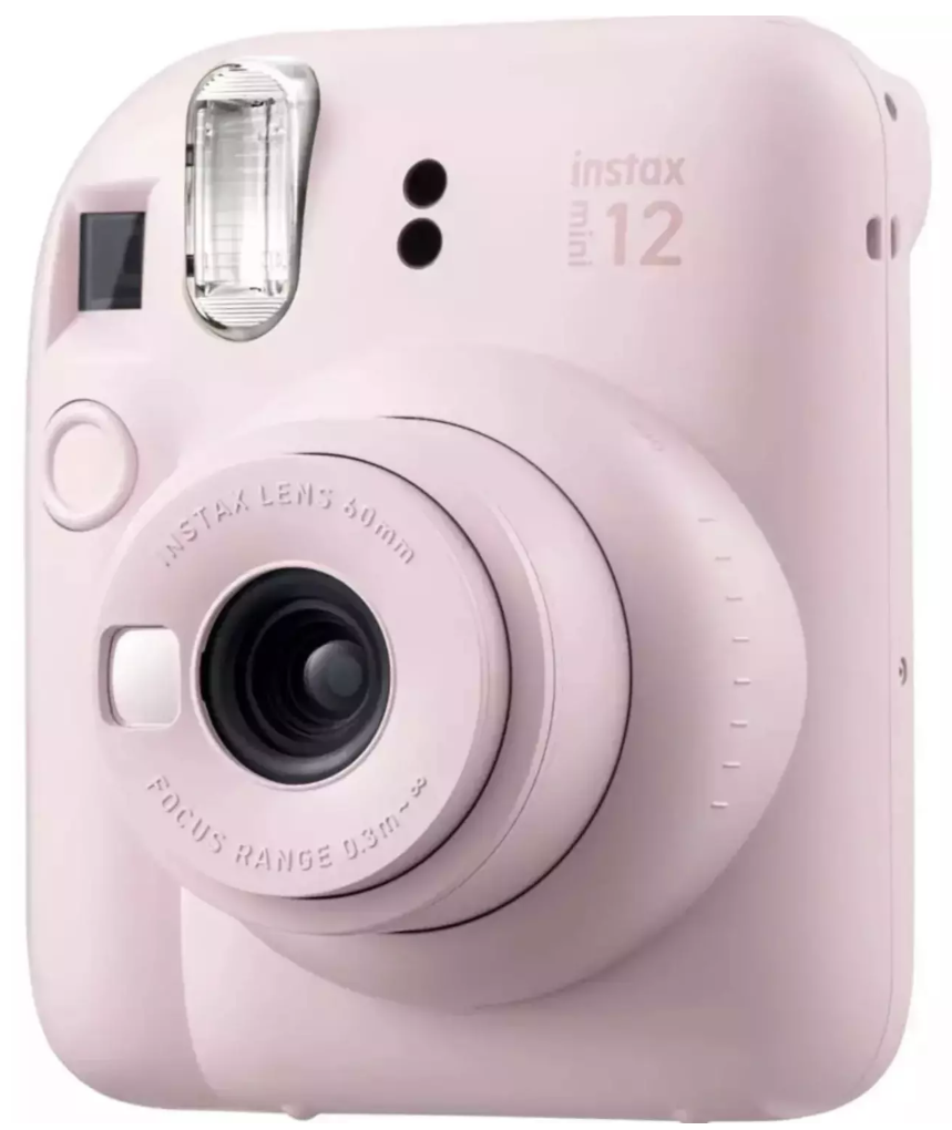 Фотоаппарат моментальной печати Fujifilm Instax mini 12 Bundle Clear Case + L20PK Blossom Pink купить,NaN