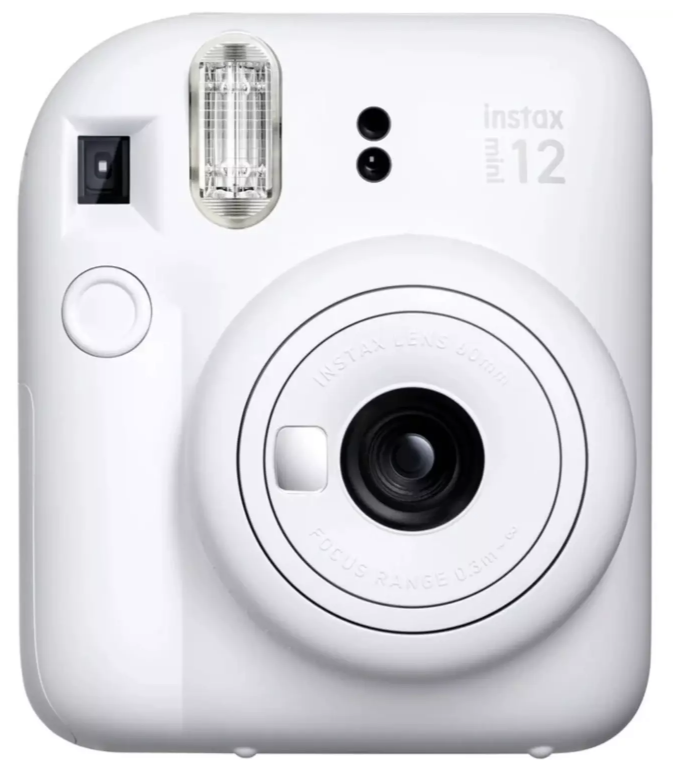 Фотоаппарат моментальной печати Fujifilm Instax mini 12 Bundle Clear Case + L10PK Clay White