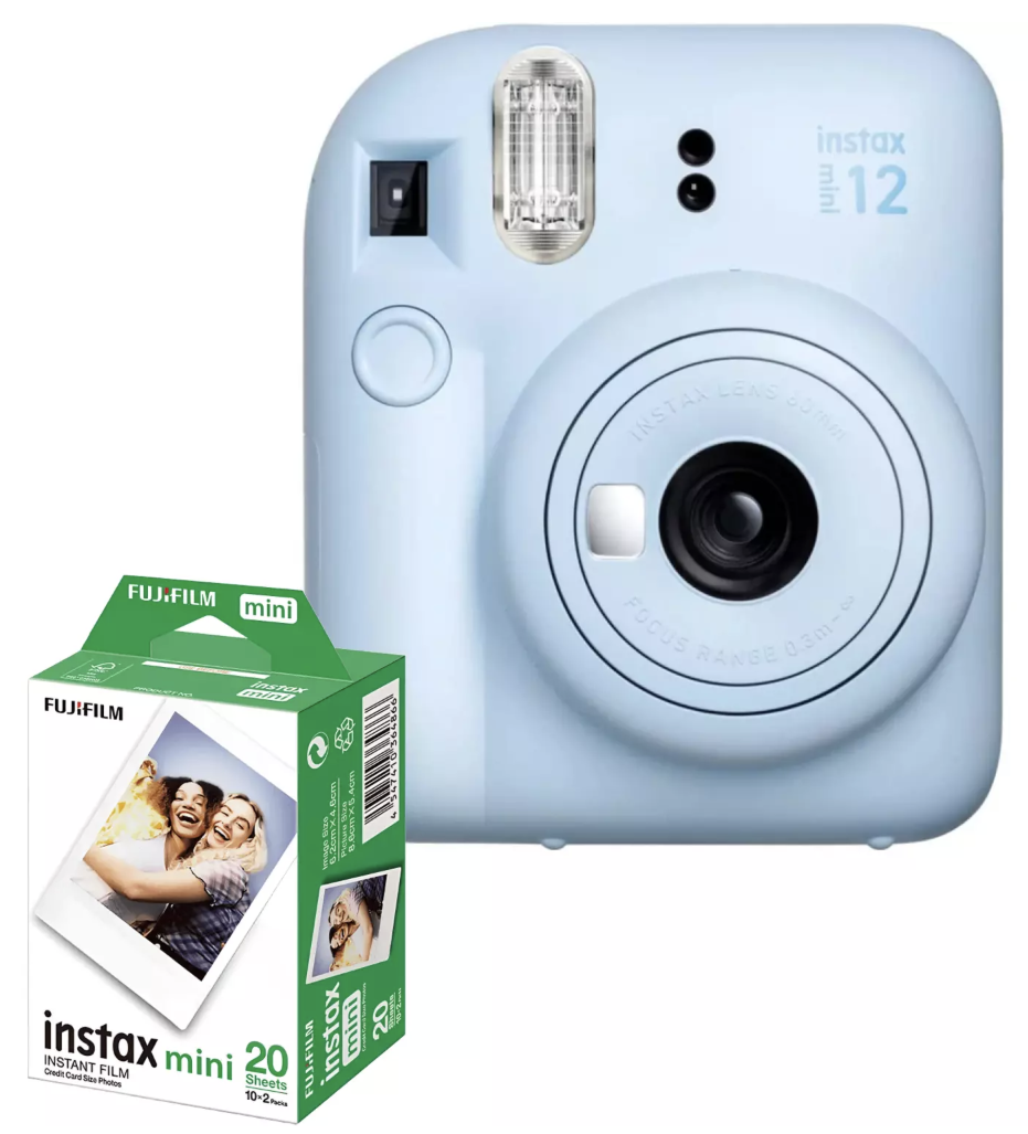 Фотокамера моментальной печати Fujifilm Instax mini 12 Pastel Blue + подарок купить,NaN