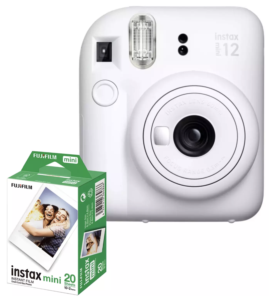 Фотокамера моментальной печати Fujifilm Instax mini 12 Clay White + подарок