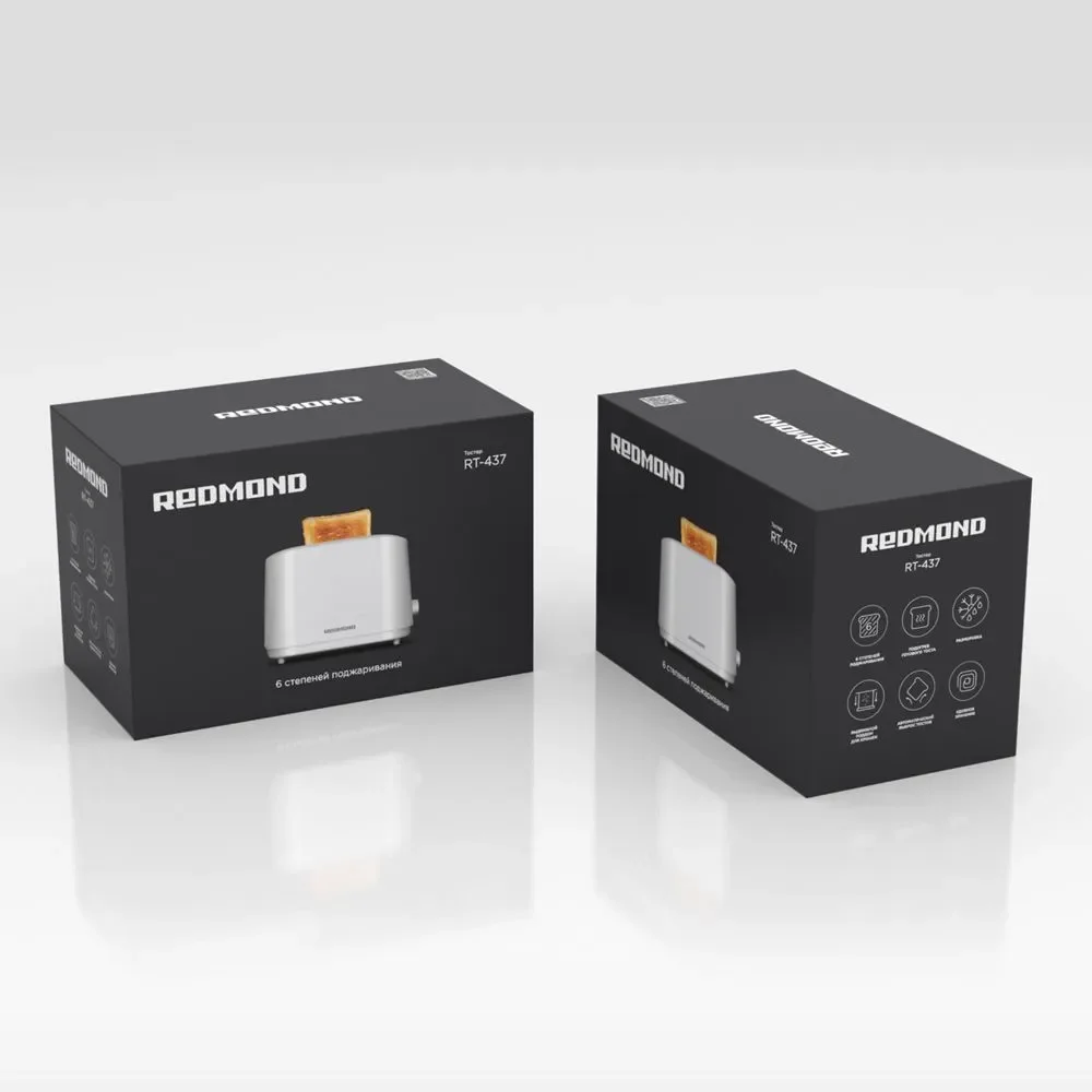 Тостер Redmond RT-437 белый купить,0