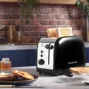 Тостер Russell Hobbs 26550-56 черный - ForteMarket Тостер Russell Hobbs 26550-56 черный купить,0