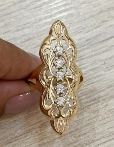Кольцо Diamant 4556653 18.5р 4.52гр купить,NaN