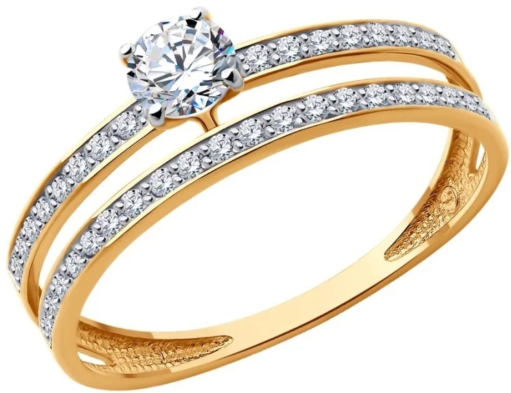 Кольцо Diamant 51-110-02563-1 18р 1.65гр купить,NaN