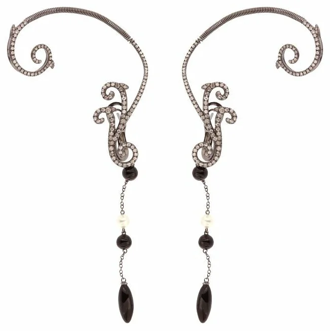 Серьги Damiani 11515/6457&nbsp;д&nbsp;15,5гр 0,3гр 1,7ct, купить,2450000