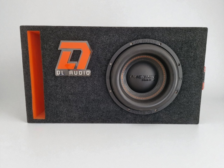  Сабвуфер DL Audio Phoenix Black Bass 12 в корпусе усилителем DL Audio Raven Compact 1.1200 купить,178649