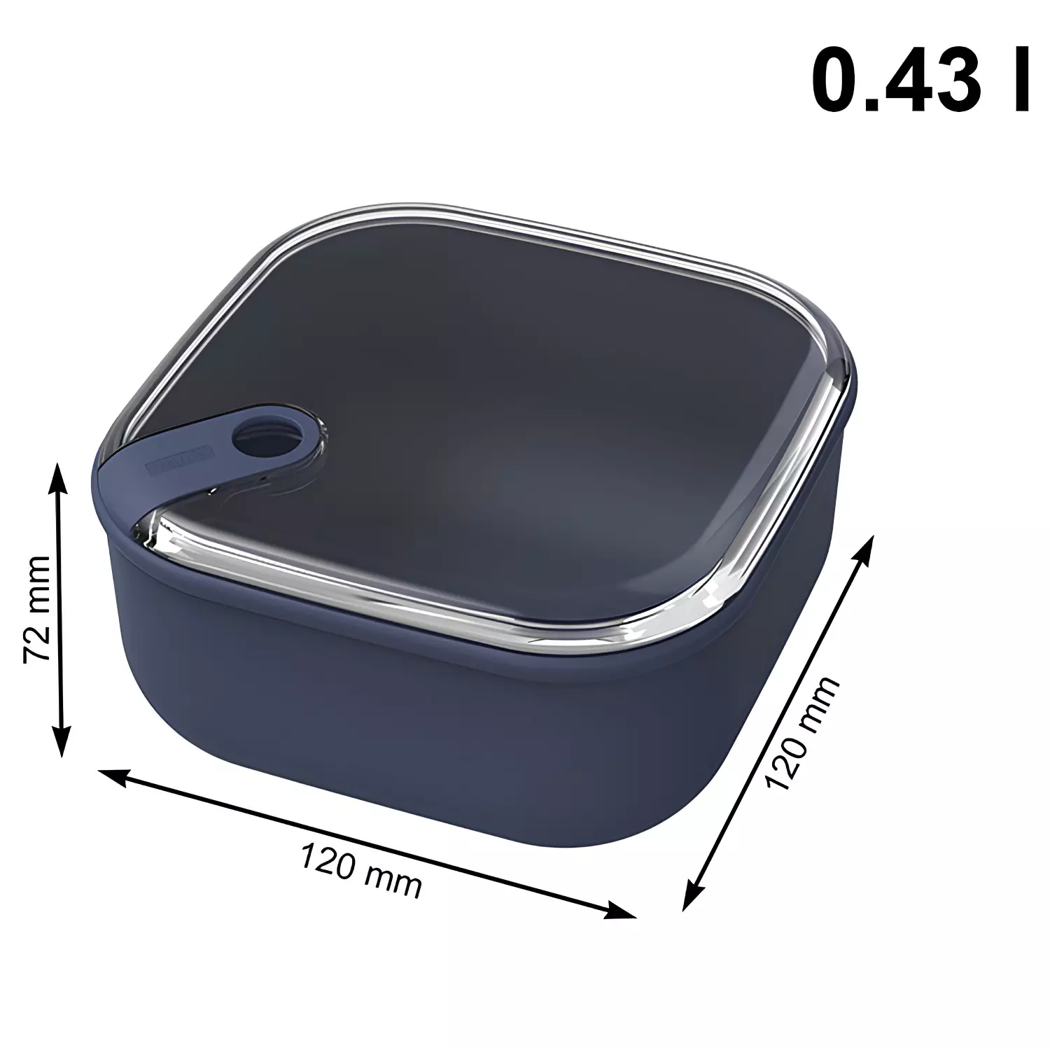Контейнер Rotho 1057006250 ELA 0,425 л синий купить,NaN