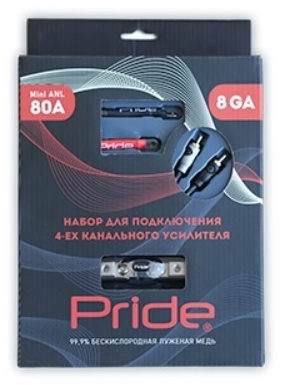 PRIDE комплект для подключения 4ех канального усилителя PRIDE 8GA