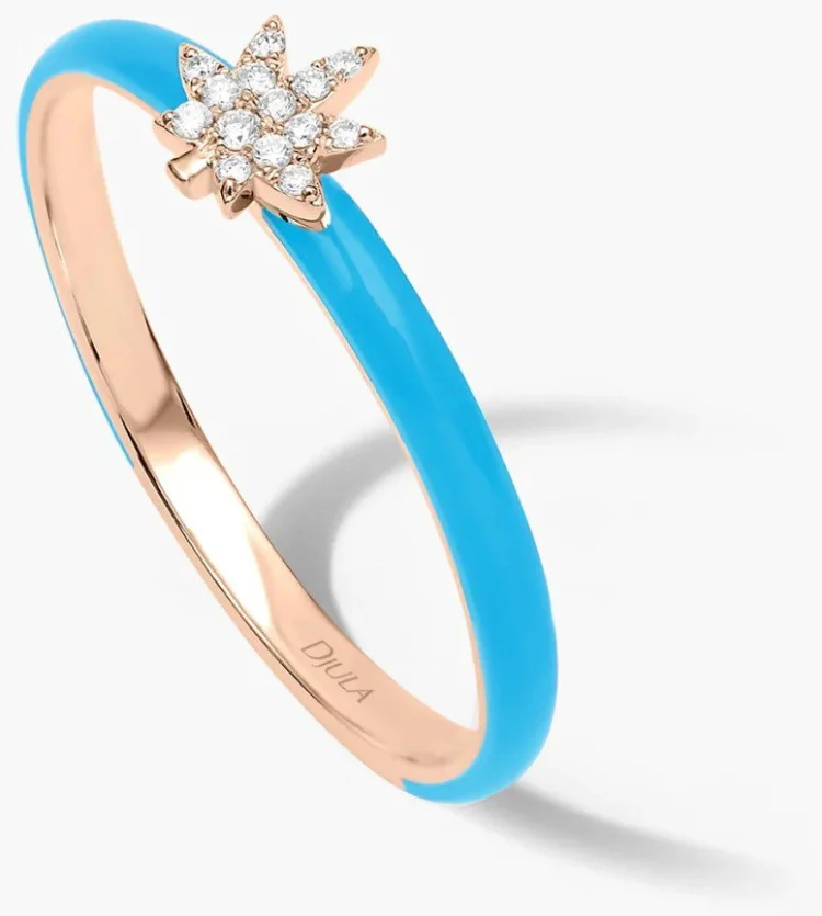 Кольцо Djula 1292 djula 17р 1,27гр 0,03ct. купить,312800
