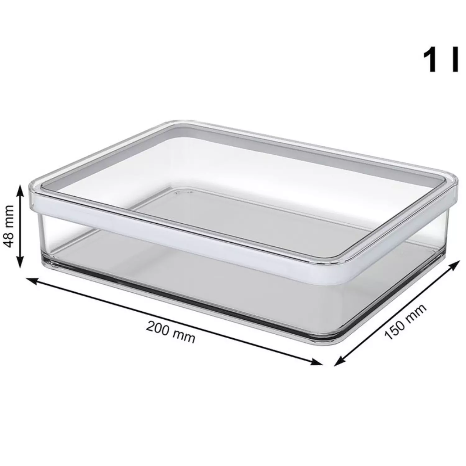 Ёмкость для сыпучих продуктов Rotho Loft 1160990000 1 л белая купить,NaN