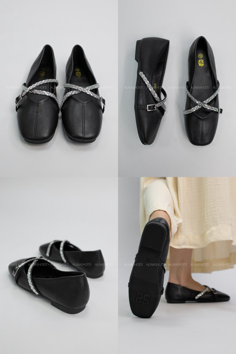 Балетки alinashoes black 38 купить,NaN