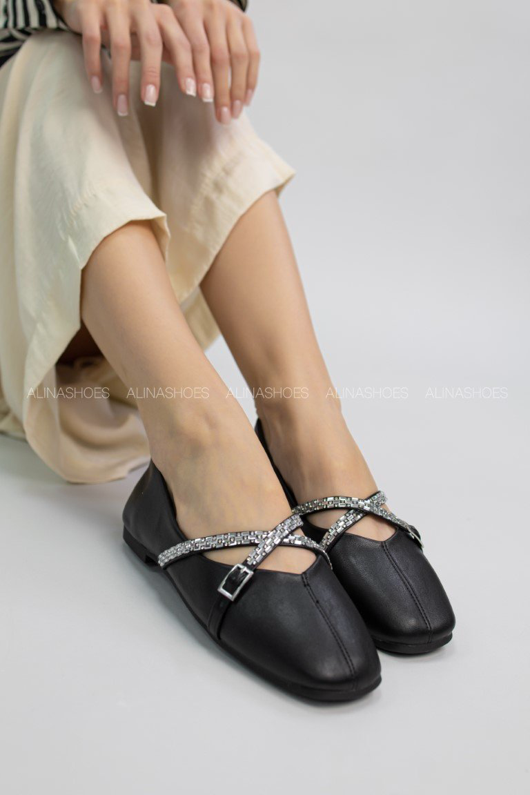 Балетки alinashoes black 38 купить,NaN