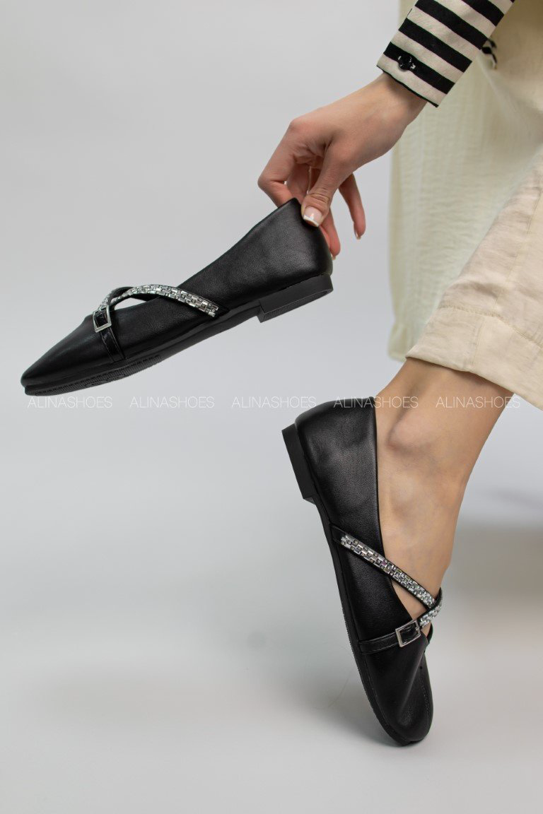 Балетки alinashoes black 38 купить,NaN