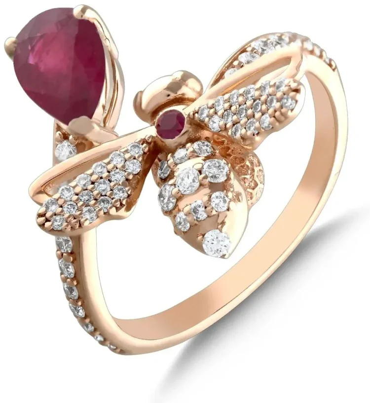 Кольцо Bee Goddess 1386 BG 17р 3,1гр 0,37ct 0,97ct. купить,1505300