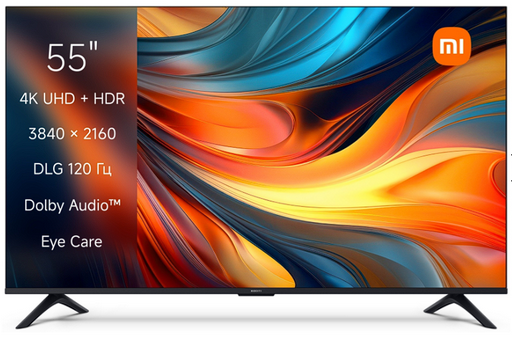 Телевизор Xiaomi 55” A 2026 L55MB-ARU LED 4K UHD Black