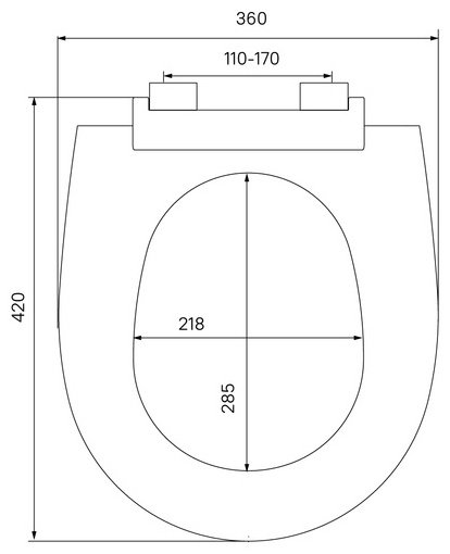 Сиденье IDDIS Soft Close 005 ID 420x360 мм