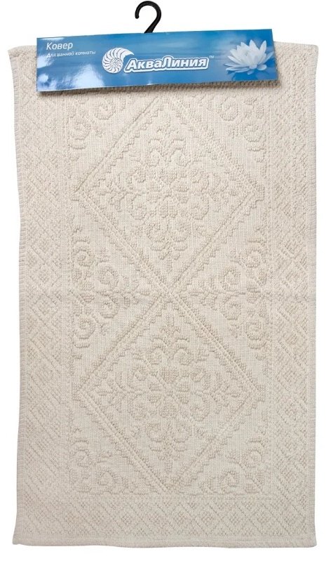 АКВАЛИНИЯ коврик Vintage S-0001-80w 80x50 см, текстиль