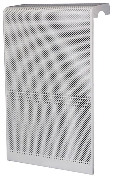 Экран для радиатора Flex 505607 навесной 290x595 мм, металл белый