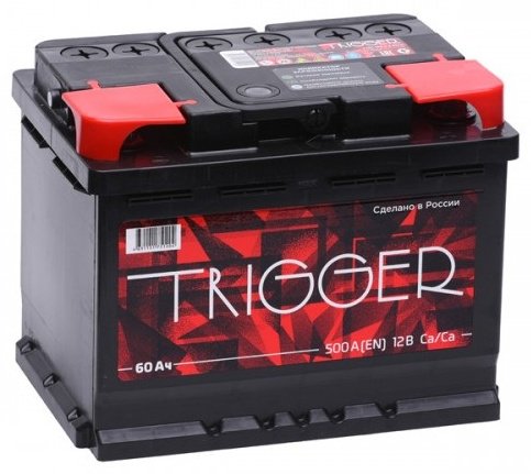 Аккумулятор TRIGGER 00048125 062 VL 62 Ач прямая