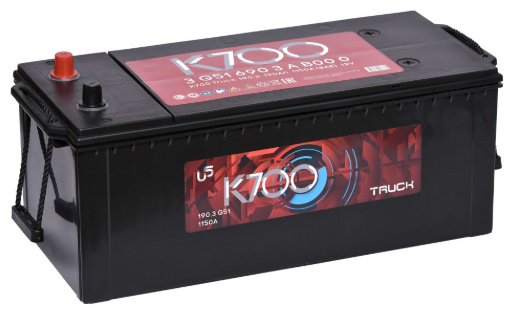 Аккумулятор РЦ-00008335 K700 Truck 190 Ач 6СТ-190.3 (G51) 190 Ач прямая