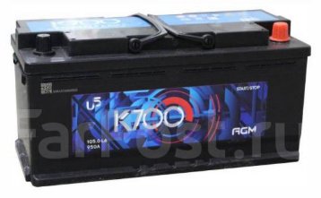 Аккумулятор K700 AGM e K700 AGM e 105 Ач обратная