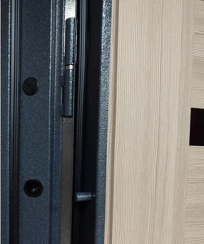 Входная дверь Промет Титан 5С Беленый дуб 2050x960, железо, левая