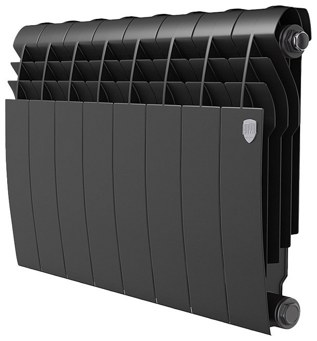 Радиатор Royal Thermo секционный BiLiner 350/Noir Sable биметаллический, кол-во секций: 10