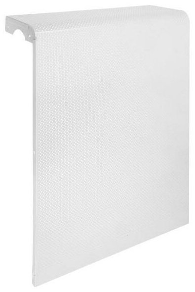Экран для радиатора Flex 511283 навесной 475x595 мм, металл белый