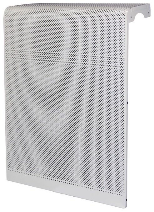 Экран для радиатора Flex 511283 навесной 475x595 мм, металл белый
