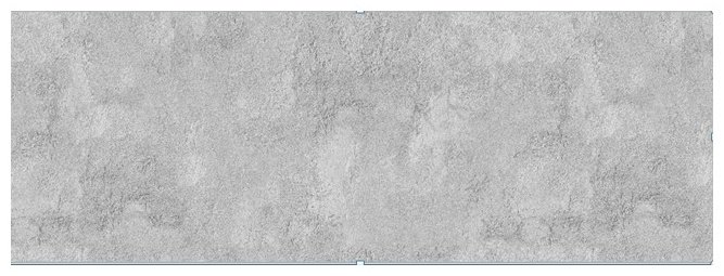 Кухонный фартук STELLA Бетон Чикаго, 300x60x0.15 см, серый