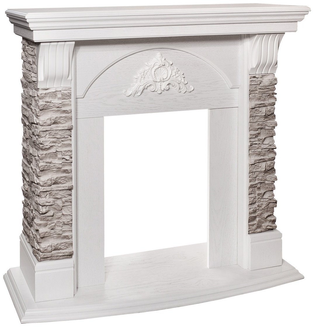 Real Flame фронтальный ATHENA GR STD/EUG/25'5/24 WT-511, 985х1080х400 мм