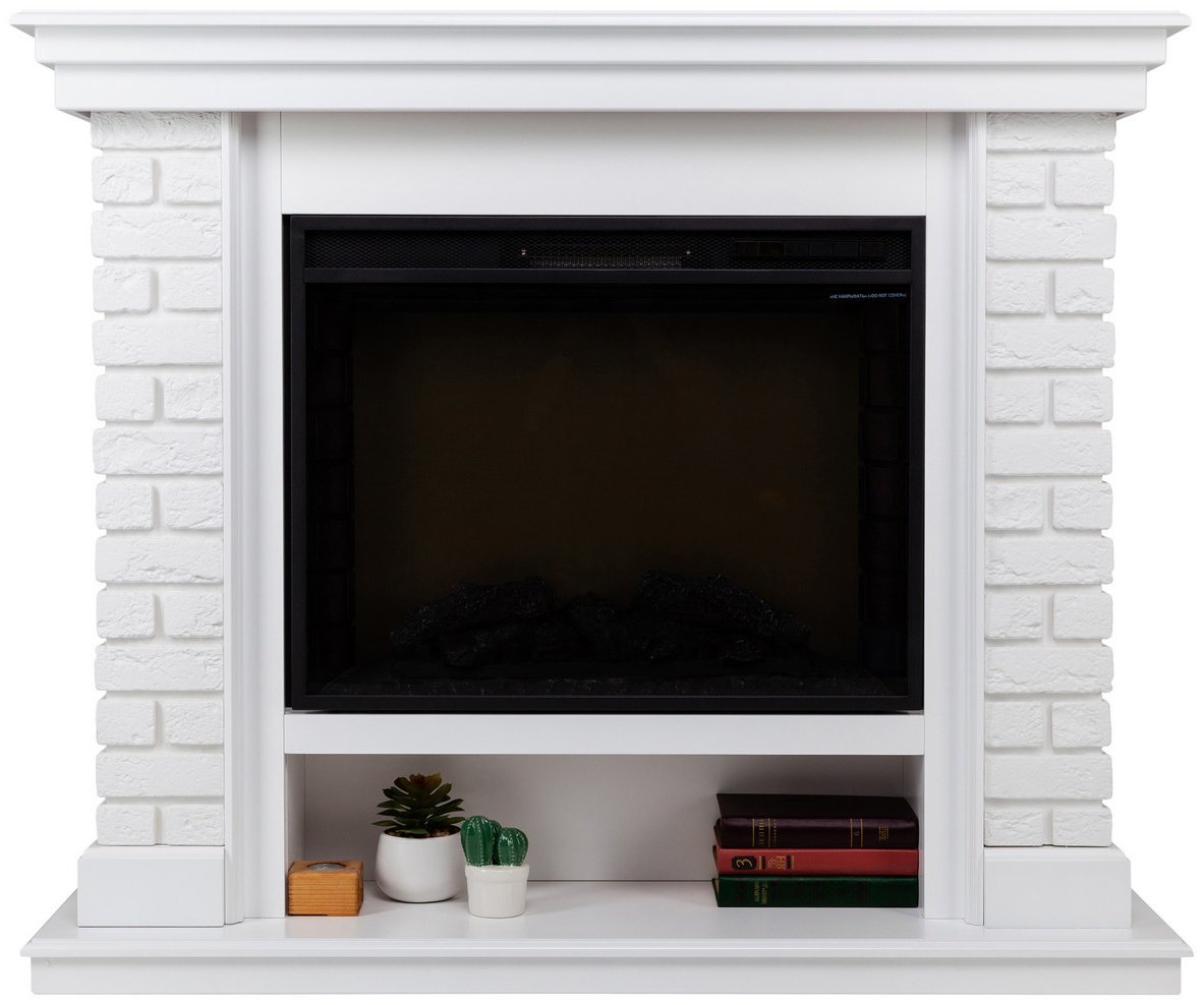 Real Flame фронтальный BRIXTON 25'5 WT-P511, 970х1150х320 мм купить,436800