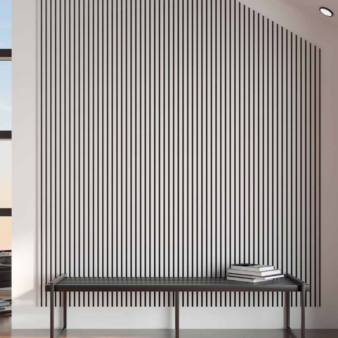Акустическая реечная панель Comfort Standard для стен МДФ 2780х600х9 мм