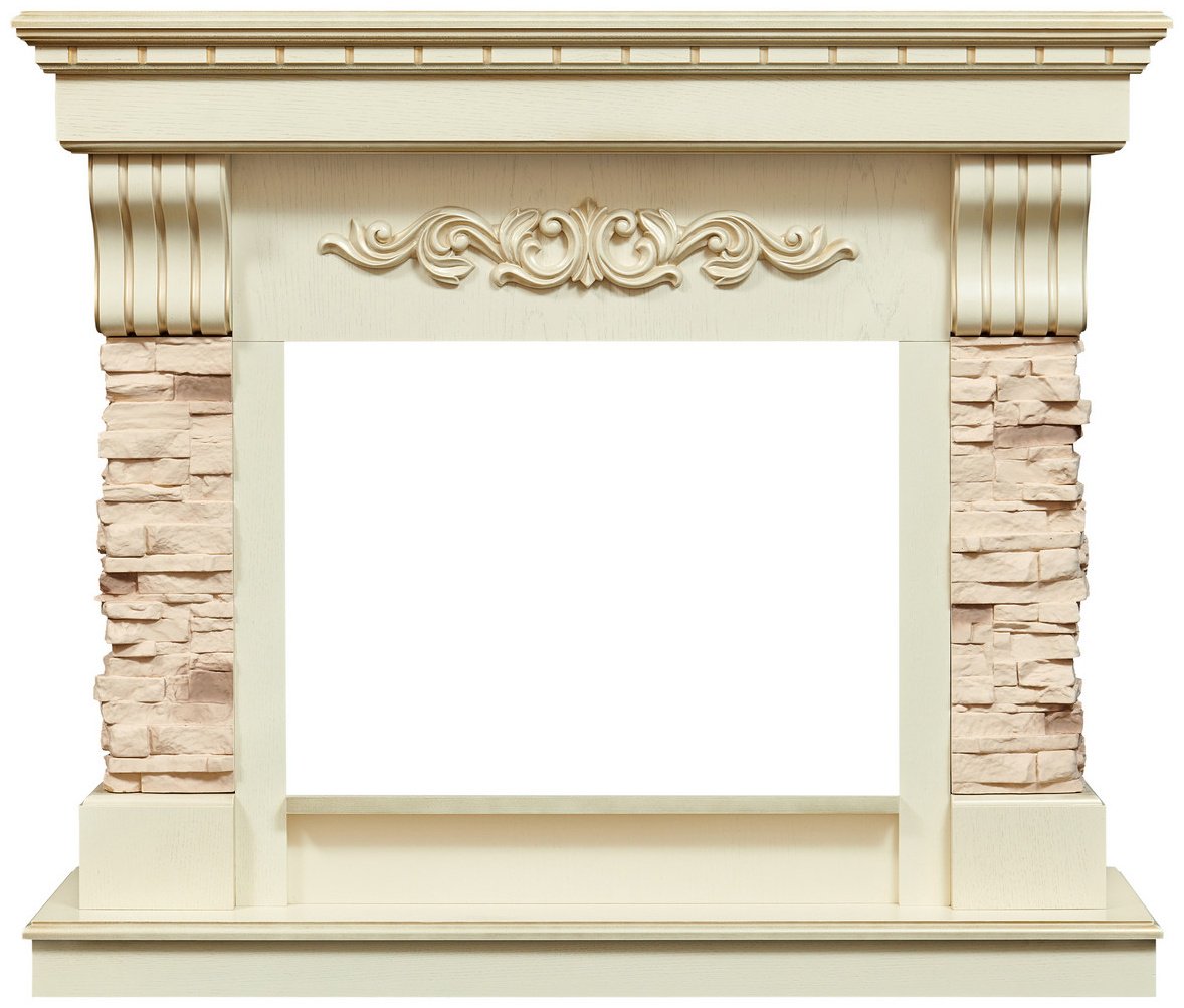 Real Flame фронтальный MARSEILLES LUXE 25.5 WT-619G, 940х1145х380 мм купить,517300