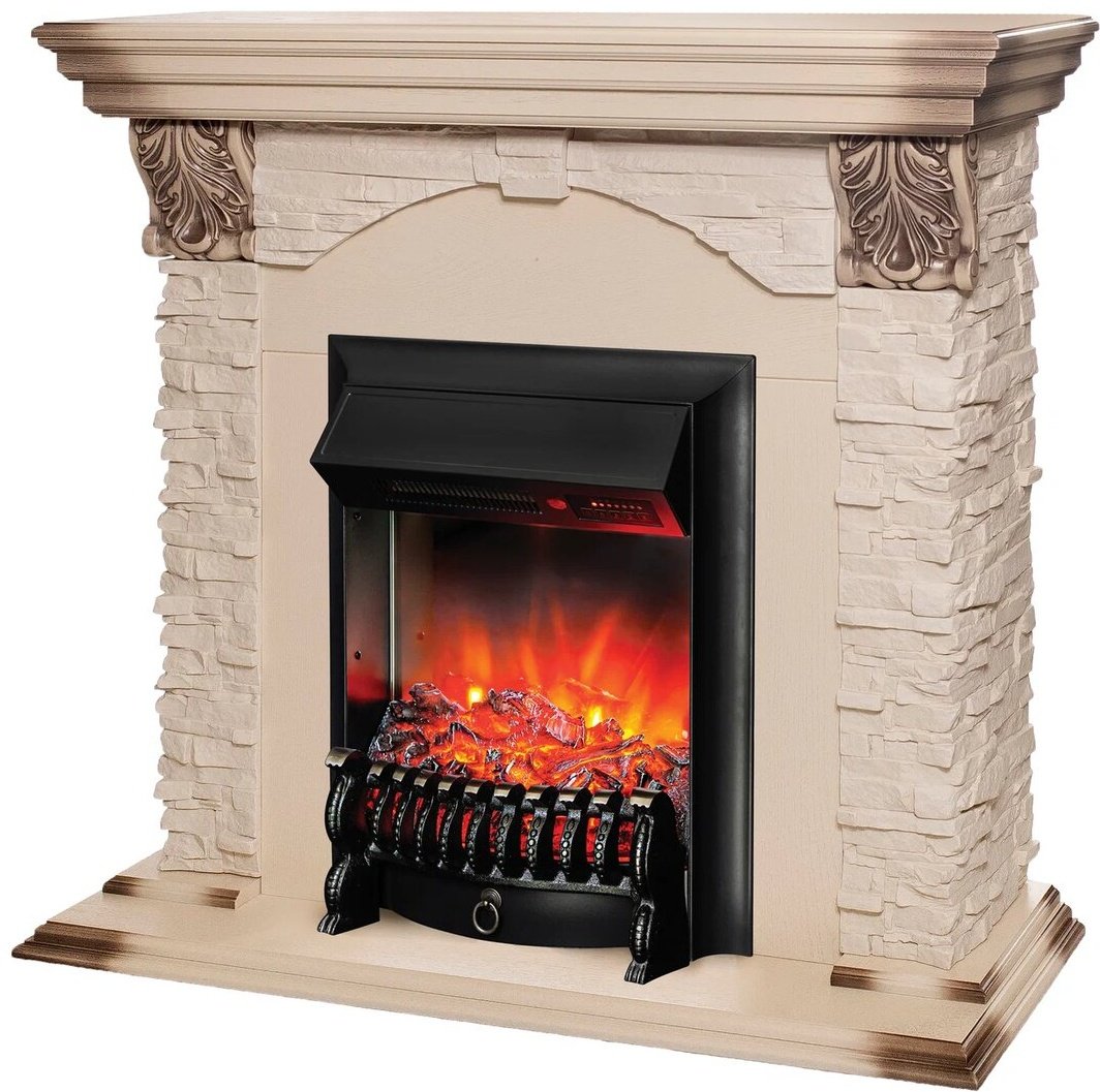 Real Flame фронтальный DUBLIN LUX STD/EUG/24 WT-615, 970х1040х370 мм