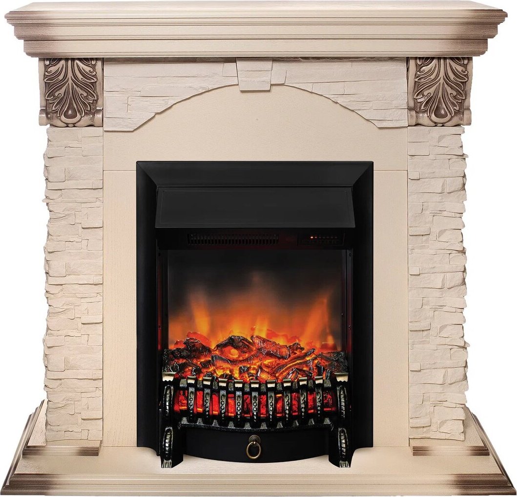 Real Flame фронтальный DUBLIN LUX STD/EUG/24 WT-615, 970х1040х370 мм