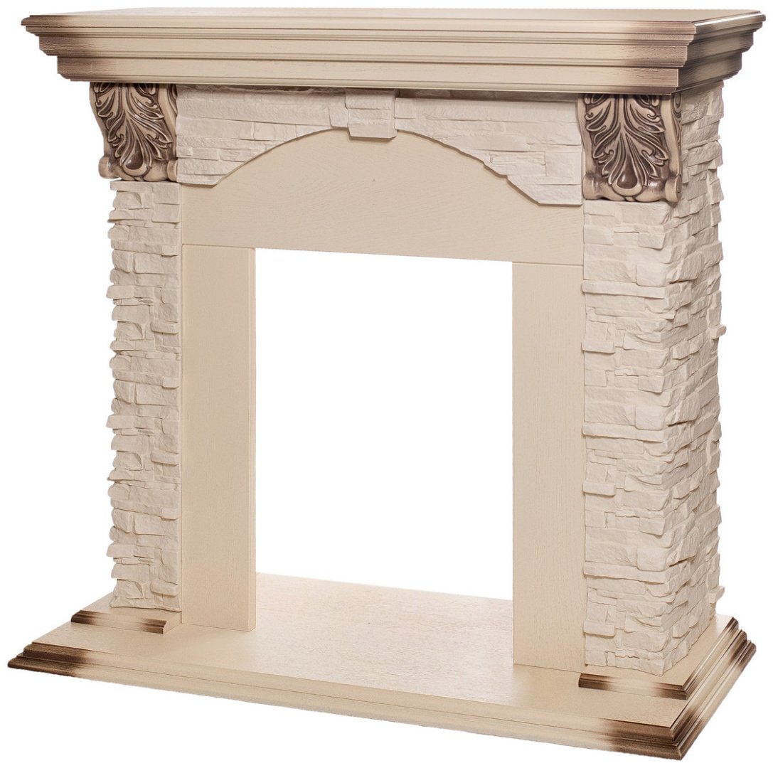 Real Flame фронтальный DUBLIN LUX STD/EUG/24 WT-215(615), 970х1040х370 мм