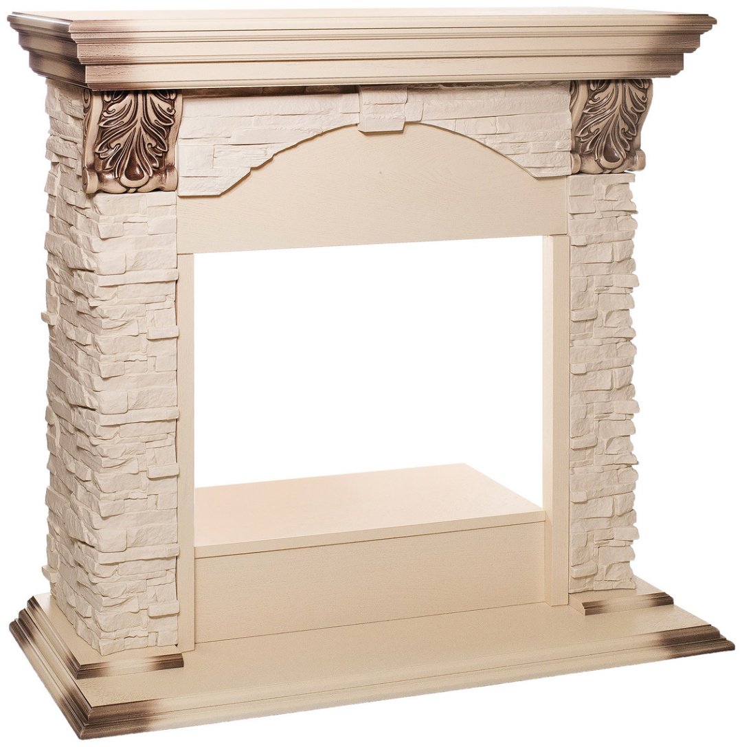 Real Flame фронтальный DUBLIN LUX STD/EUG/24 WT-215(615), 970х1040х370 мм